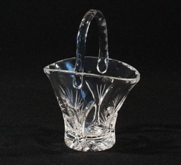 Broušené sklo -Košíček 9, 8 cm - Broušené sklo - Ostatní brus