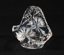Broušené sklo -Košíček 10 cm - Broušené sklo - Ostatní brus