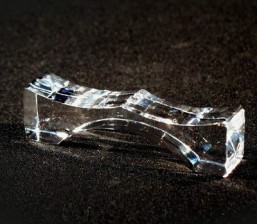 Broušené sklo -stojánek na příbory - Broušené sklo - Ostatní brus