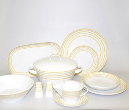 jídelní souprava Proužek - Užitkový porcelán - Jídelní soupravy