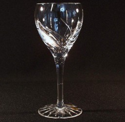 Broušené sklo - sklenice - víno - 270  ml - Broušené sklo - Ostatní brus
