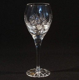 Broušené sklo - sklenice - víno - 210  ml - Broušené sklo - Ostatní brus