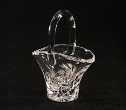 Broušené sklo - Košíček  6,2 cm - Broušené sklo - Ostatní brus