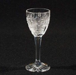 Broušené sklo -sklenice - likér  25 ml - Broušené sklo - Bohatý brus
