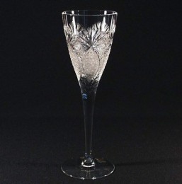 Broušené sklo -sklenice - víno 150 ml - Broušené sklo - Bohatý brus