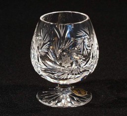 Broušené sklo - sklenice - brendy - 80 ml - Broušené sklo - Ostatní brus