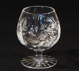 Broušené sklo - sklenice -  brendy - 170 ml - Broušené sklo - Ostatní brus