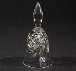 Broušené sklo - zvonek 12,6 cm - Broušené sklo - Ostatní brus