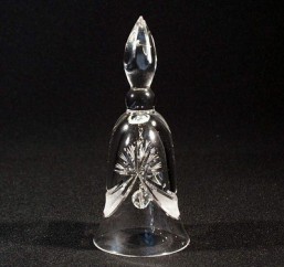 Broušené sklo - zvonek 15,5 cm - Broušené sklo - Ostatní brus