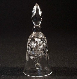 Broušené sklo - zvonek 15,5 cm - Broušené sklo - Ostatní brus