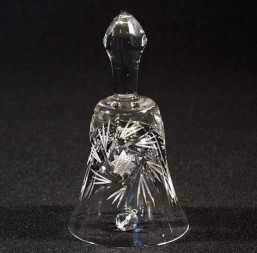 Broušené sklo - zvonek 12,8 cm - Broušené sklo - Ostatní brus
