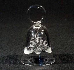 Broušené sklo - zvonek 9,6 cm - Broušené sklo - Ostatní brus