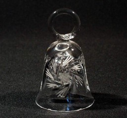 Broušené sklo - zvonek 9,6 cm - Broušené sklo - Ostatní brus