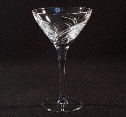 Broušené sklo - sklenice - sekt - miska 190 ml - Broušené sklo - Ostatní brus