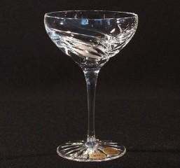 Broušené sklo - sklenice - sekt -  miska 230 ml - Broušené sklo - Ostatní brus